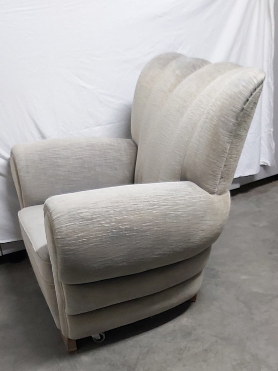 Image 1 of 2x Vintage/retro zetel - fauteuil jaren 50