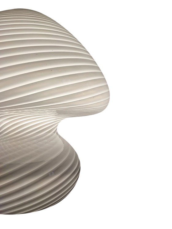 Image 1 of Lampada a forma di fungo XL a spirale di De Majo Murano, anni '70