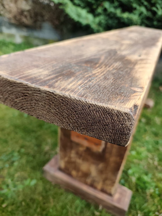 Image 1 of Panchina in pino lunga 1,18 m