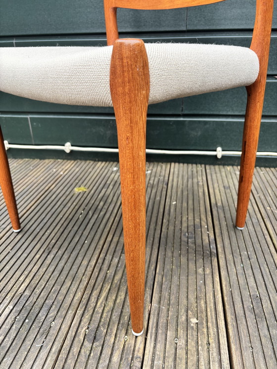 Image 1 of Set van 6 Niels Otto Møller eetkamerstoelen Model 83