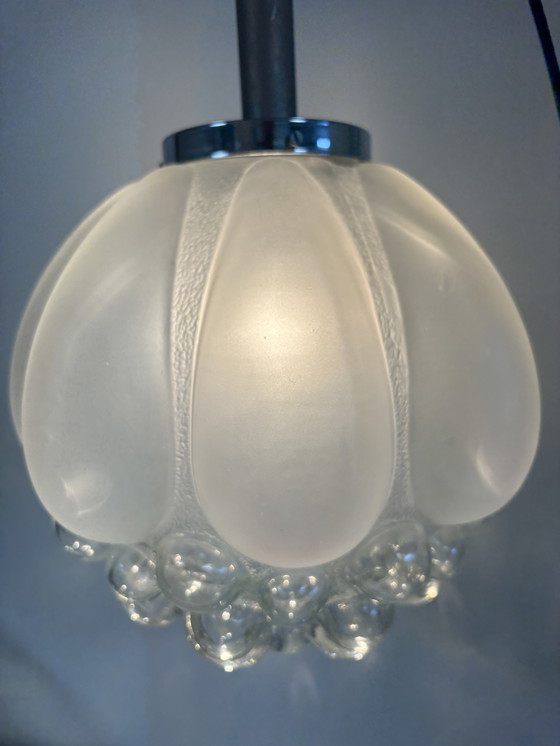 Image 1 of Lampada originale in vetro a bolle degli anni '70