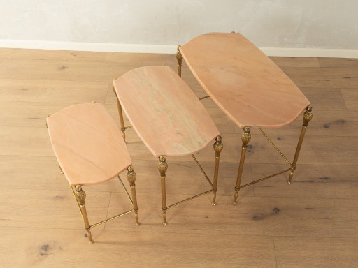 Tables gigognes de style Hollywood Regency des années 1970
