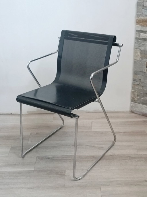 Monopoli Armchair by Pietro Arosio for Airon 1970s – fauteuils, Metal
