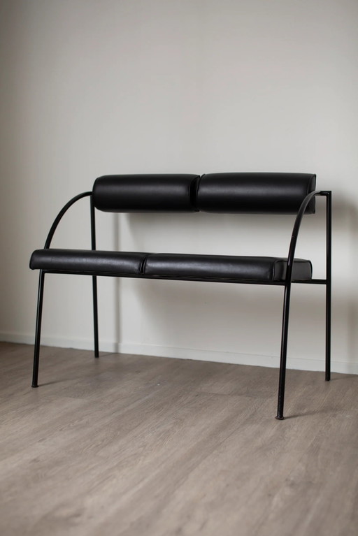 Vintage bankje Bieffeplast jaren 80