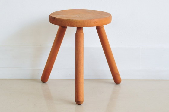 Image 1 of wooden milk stool