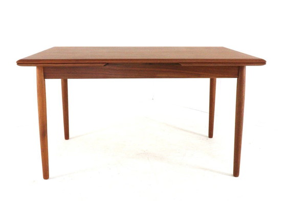 Image 1 of Deense verlengbare rechthoekige eettafel 'Siem' vintage teak