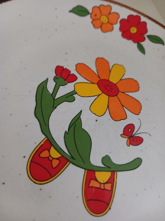 Vaisselle Enfant Vintage Années 70 3 Pièces Style Interpur – Ceramic (photo 4 of 7)