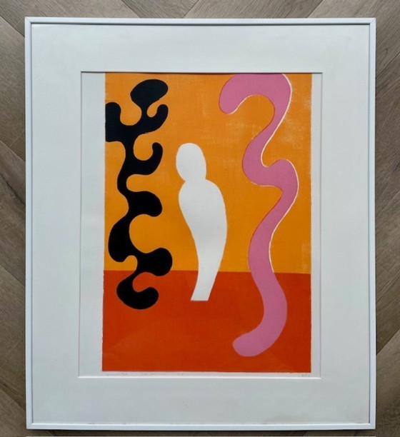 Image 1 of Farbenfroher Schablonendruck von Judith Stolker – 12/50