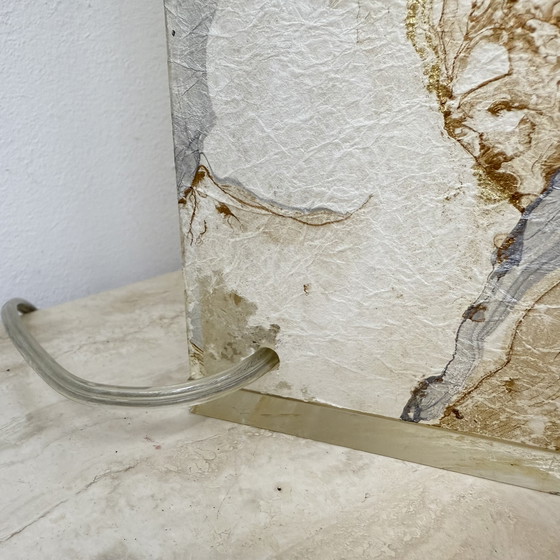 Image 1 of Mid-Century Design Lucite Cube Table Lamp, 1970’s