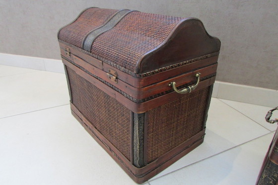 Image 1 of Pareja de cofres, Almacenaje, Decoración