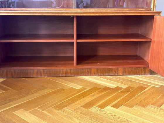 Image 1 of Vitrine à porte vitrée style années 50