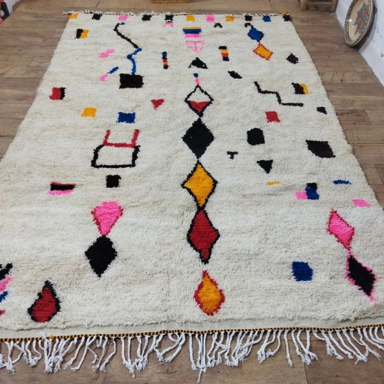 Image 1 of Berber Rug XXL Wool – Handcrafted Moroccan Artistry (300 × 195 cm)
