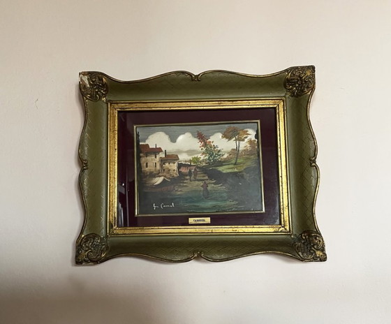 Image 1 of Öl auf Karton signiert Lucio Cargnel