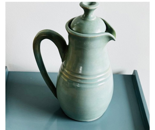 Groene keramieken hadgemaakte kan 