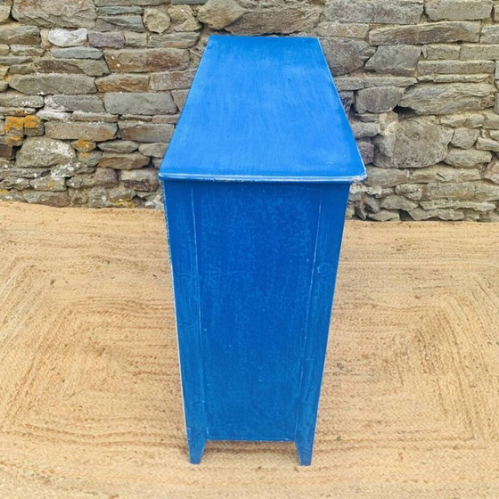 Blue Parisian Cabinet – High Boards, Wood (photo 11 of 14)