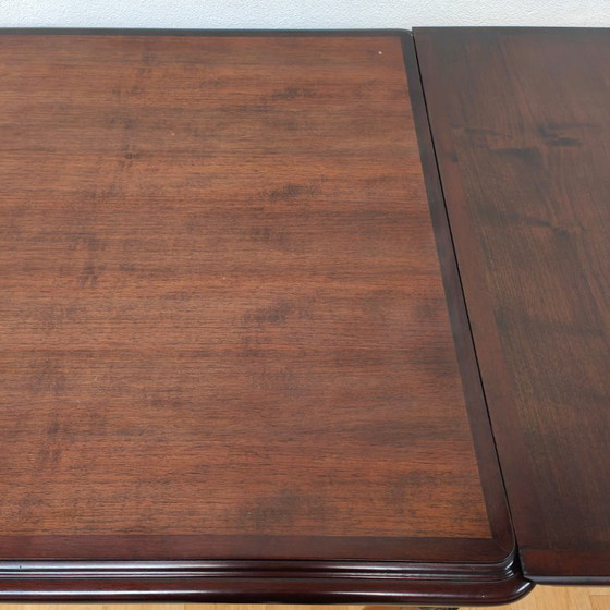 Image 1 of Vintage Chippendale country dining table extendable dining table