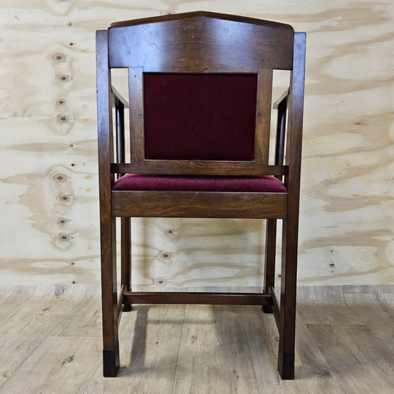 Image 1 of Art Deco Stoel (Haagse School) Van Pander & Zonen Coromandel (Hendrik Wouda) / Amsterdamse School