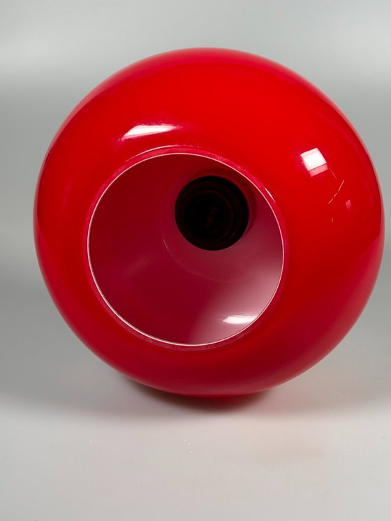 Image 1 of 60er 70er Jahre Lampe Leuchte Hängelampe Glas Deckenlampe Space Age Design