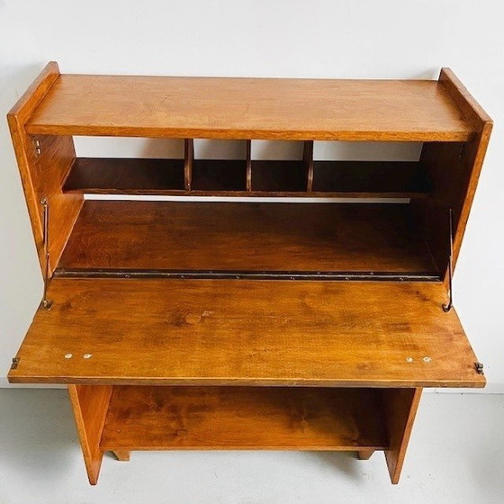 Image 1 of Vintage mid-century Danish design secretary cabinet 1960s