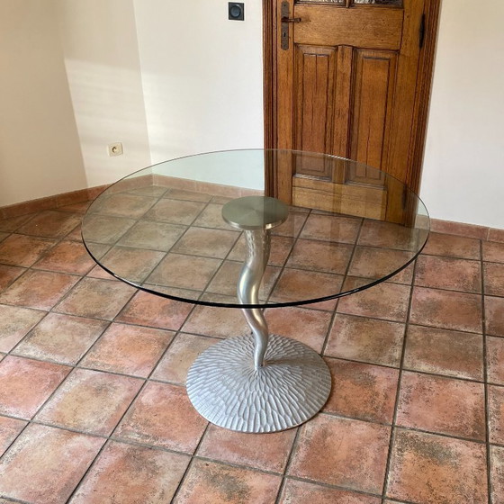 Image 1 of Table by Bernard DEQUET for PROTIS. 1980.