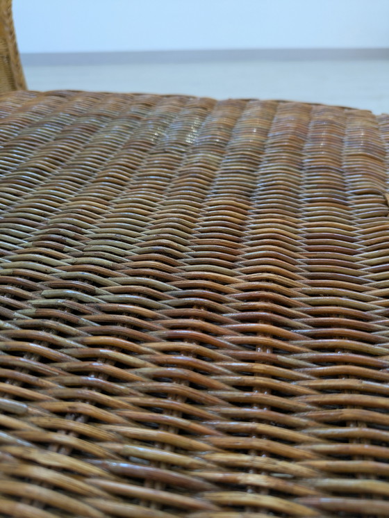 Image 1 of Outdoor Wicker Lounge - Vintage