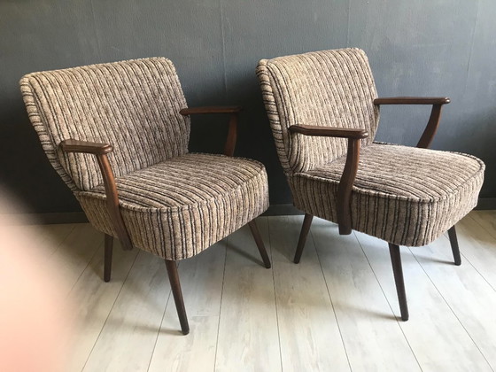 Image 1 of 2 x Fauteuils de cocktail Vintage Jr. 50