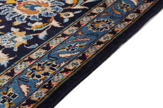 Image 1 of Alfombra persa Kashan 4,02 x 3,10 Alfombra oriental fina N.º 24626