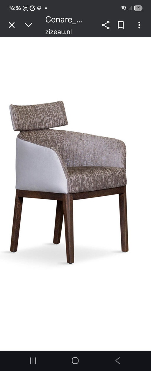 6 Zizeau eetkamerstoelen Cenare