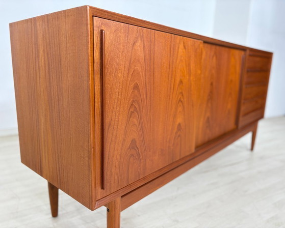 Danish teak sideboard by HP Hansen – Mid-Century living room cabinet from the 1960s – Wood, Vintage (photo 10 of 20)