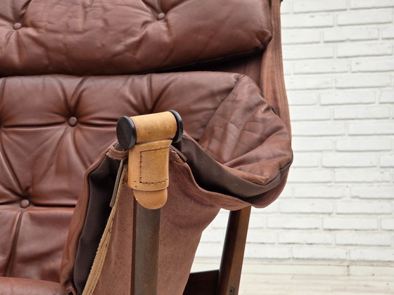Image 1 of Fauteuil lounge « Trega », design norvégien des années 1970 par Tormod Alnaes.