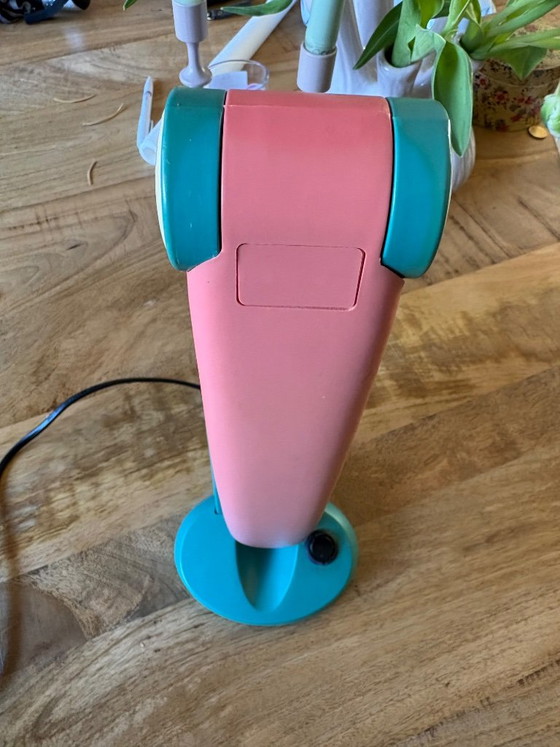 Lampada di design Toucan, H T Huang, Lampade da tavolo, Plastica, Rosa, Vintage (foto 7 di 7)