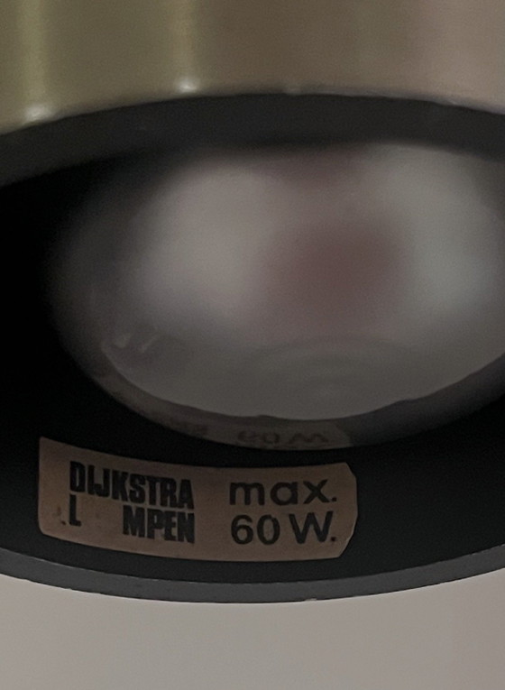 Lampe suspendue champignon hollandaise rare des années 70 – Dijkstra Lampen, Suspensions, Other, Metal (photo 10 of 15)