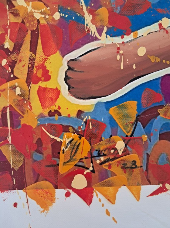 Alberto Ricardo - Jessica Rabbit - Artist's painting – Paintings & Drawings, Canvas (photo 10 of 15)