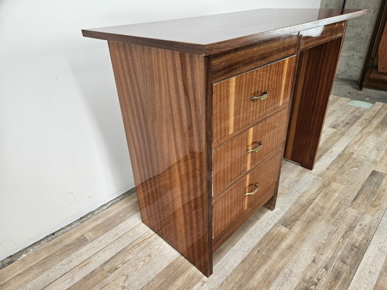 Small 1960s Vintage Desk – Wood (photo 3 of 16)