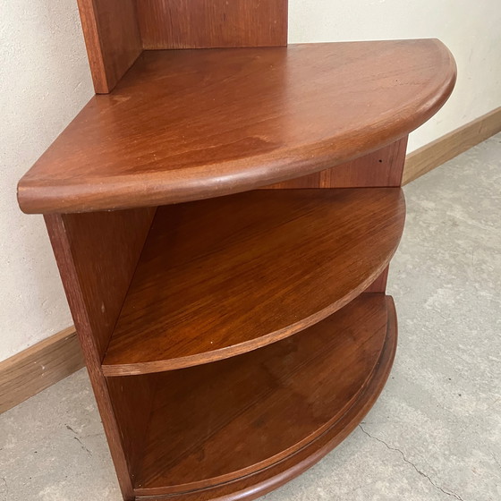 Image 1 of Vintage Wooden Corner Cabinet