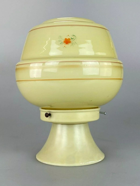 Image 1 of 60s 70s Erco plafondlamp plafondlamp lamp lamp glas plafoniere