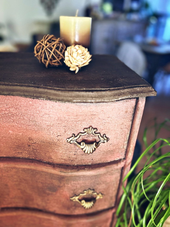 Patinated Vintage Chest of Drawers – Wood (photo 4 of 12)