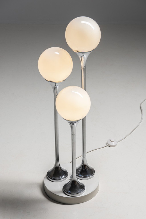 70'S Italian Floor Lamp In The Style Of Goffredo Reggiani