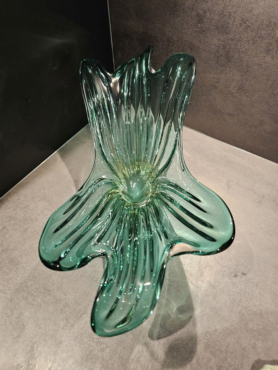 Image 1 of Magnifique bol en verre d'art de Murano du milieu du siècle
