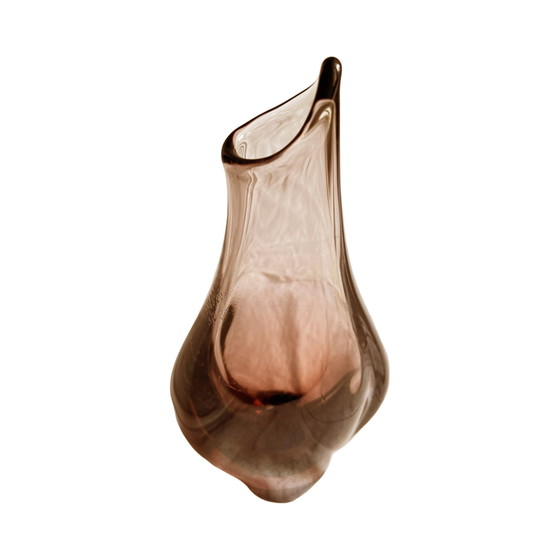 Image 1 of Glass Vase, Designed by M. Klinger, Železny Brod Sklo, Czechoslovakia, 1960s