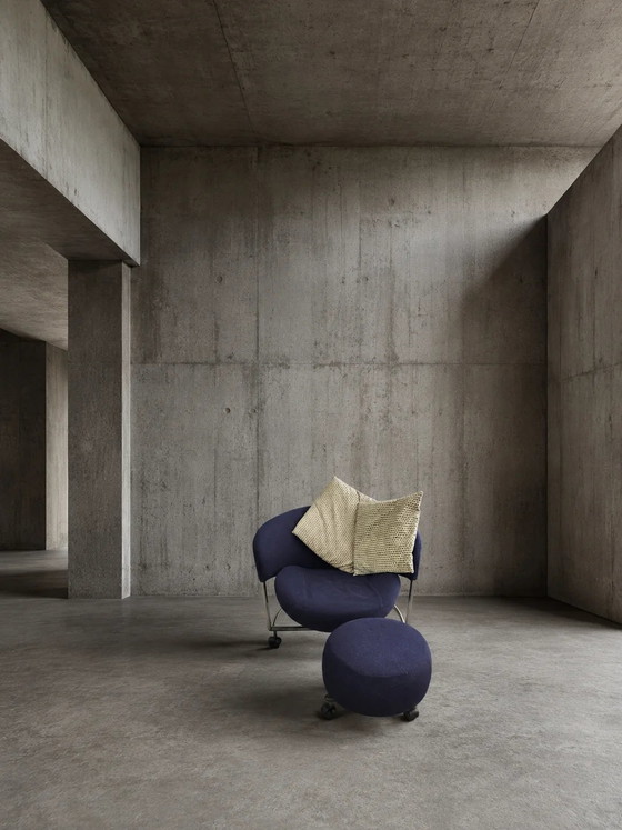 2 x Fauteuil Cassina Girotonda / 1 x ottoman / Francesco Binfaré pour Cassina / Années 1990 (photo 6 of 8)