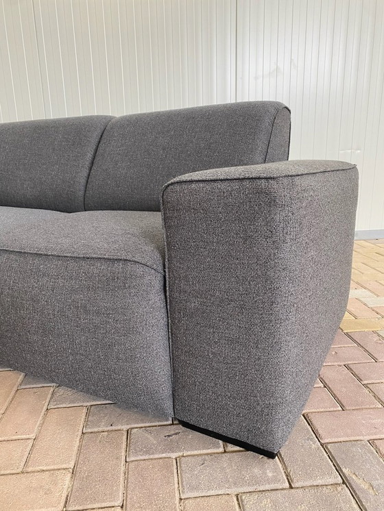 Image 1 of  Bellissimo divano a U in tessuto grigio