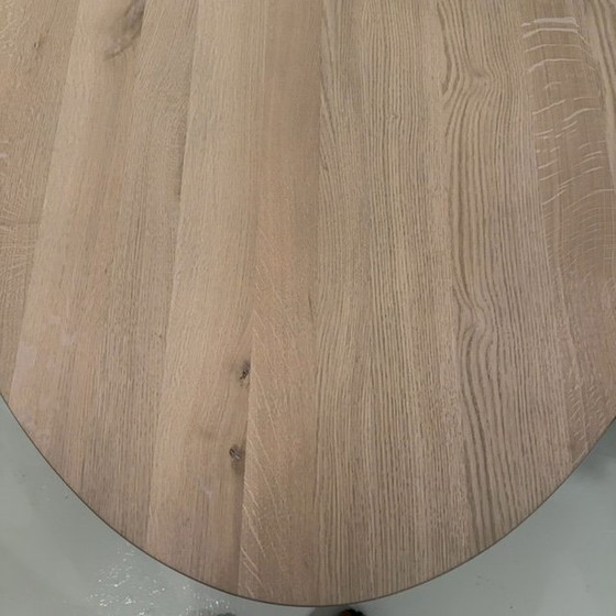 Image 1 of Mesa de comedor baja Passe Partout Buddha - 300x130 con sillas de comedor Moon (juego de 6)