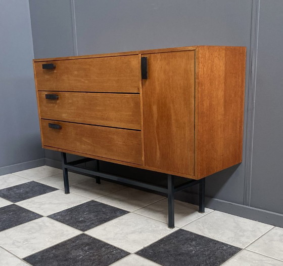 Image 1 of Shoe storage wood cabinet 1970s