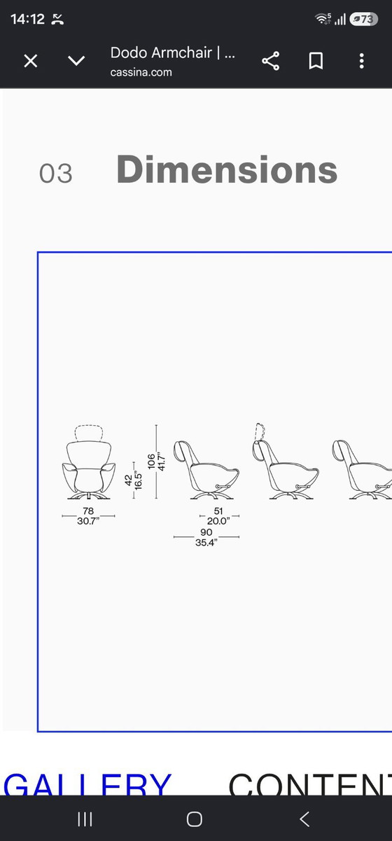 Butaca Cassina Dodo de Toshiyuki Kita, 2000 – Sillones reclinables, Leather, Metal (photo 7 of 10)