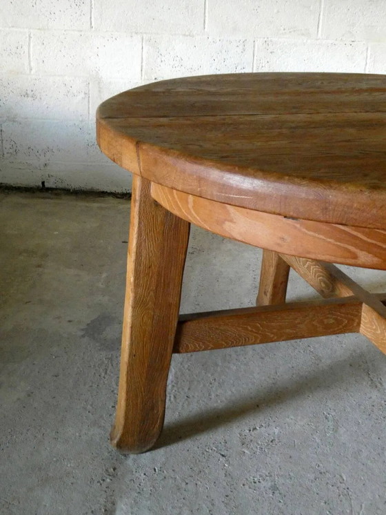 Sala da pranzo brutalista in rovere di De Puydt – Tavoli da pranzo, Legno (photo 3 of 9)