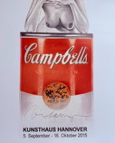 Mel Ramos: "Suzy Soup." Original 2015 Exhibition Museum poster, in Excellent Condition.