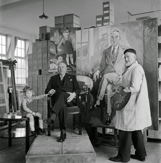Image 1 of Kees van Dongen (1877) Farblithographie „Meeting Woods“ Ges Gen