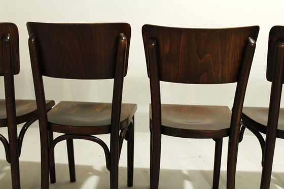 Image 1 of Sgabelli da pub di Thonet, anni '30, set di 6, II