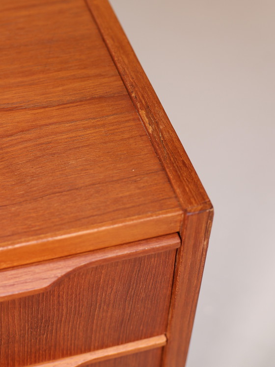 Image 1 of (2x) Kleine Kommode Teakholz vintage Dänisch